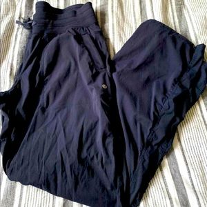 Lululemon Dance Studio full length pant unlined navy blue 12